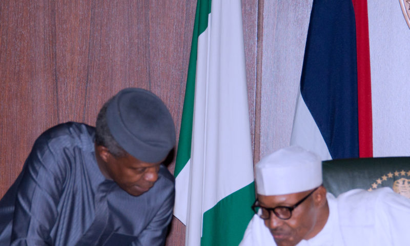 PRESIDENT BUHARI PRESIDES OVER FEC MEETING. MAR 22 2017
