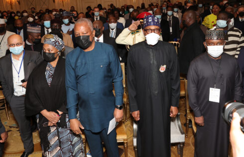 PRESIDENT BUHARI AT THE NIGERIA INTERNATIONAL PARTNERSHIP FORUM, PARIS NOV 10TH 2021