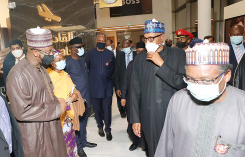 PRESIDENT BUHARI ARRIVES DUBAI FOR THE EXPO 2020. DEC 2ND 2021