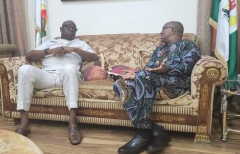 Peter Obi meets Fayose in Lagos